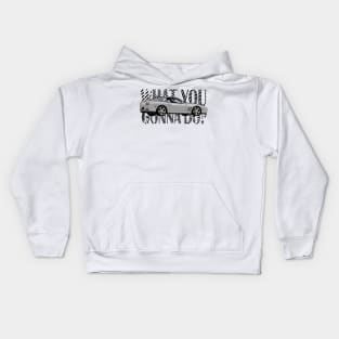 bad boy's car Kids Hoodie